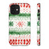 Watercolor Christmas Knitting - Impact Resistant Phone Case iPhone 12 Matte
